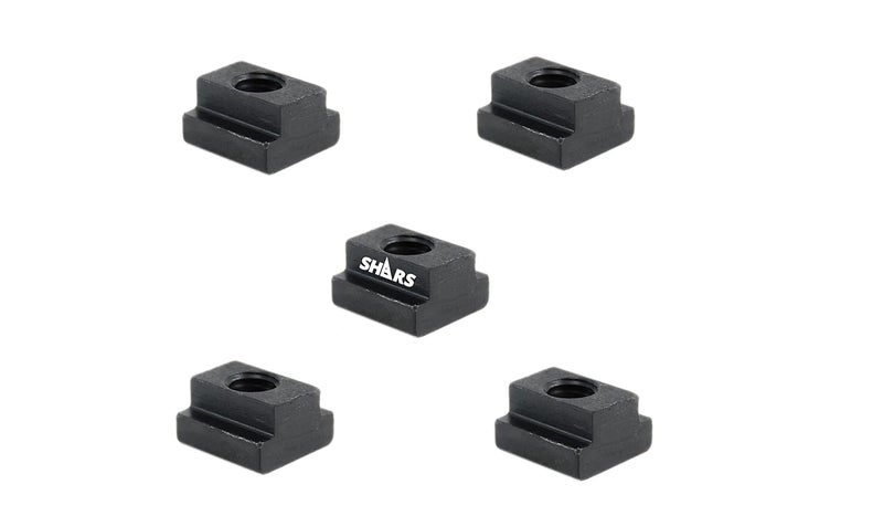 Shars 5/8" T-Slots Nut, 1/2"-13 Thread 5 pcs Set 202-4818 (5) ![ - Image 1